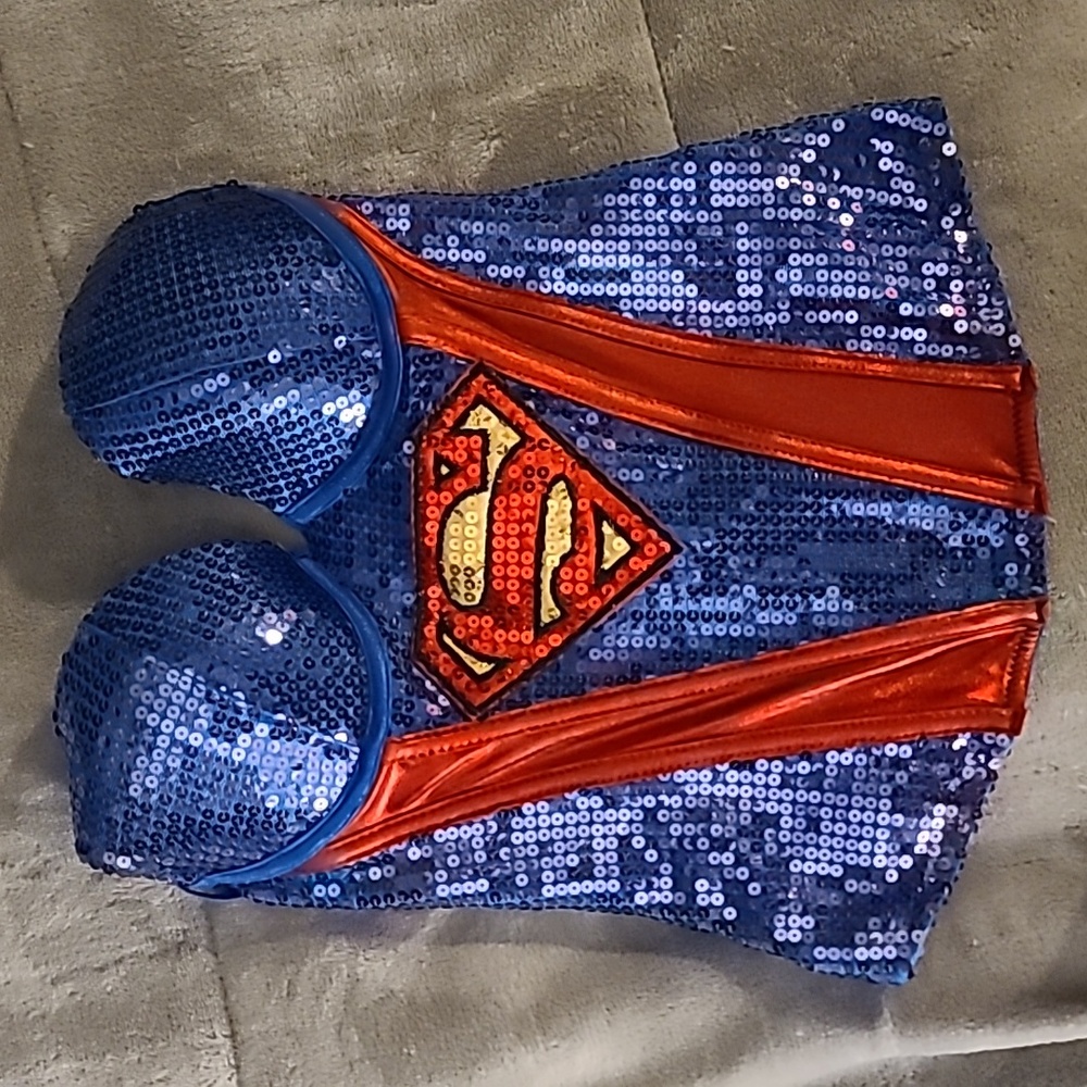 Superman Sequin Bustier